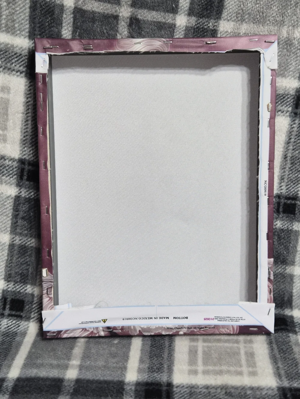 Decorative Cat Portrait Canvas in Pink - "Your Catness Historical Portrait" - Picture 2 of 2